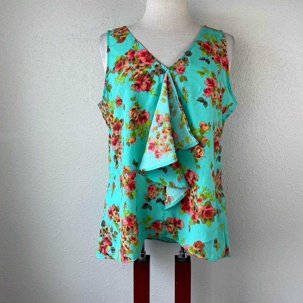 Metaphor Sleeveless Blouse Top Size L EUC